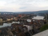 Blick von der Festung Namur flussaufwärts