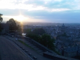 Blick von der Festung Namur ins Sambre-Tal