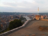 Blick von der Festung Namur flussabwärts