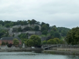 Festung von Namur, rechts Abzweigung zur Sambre